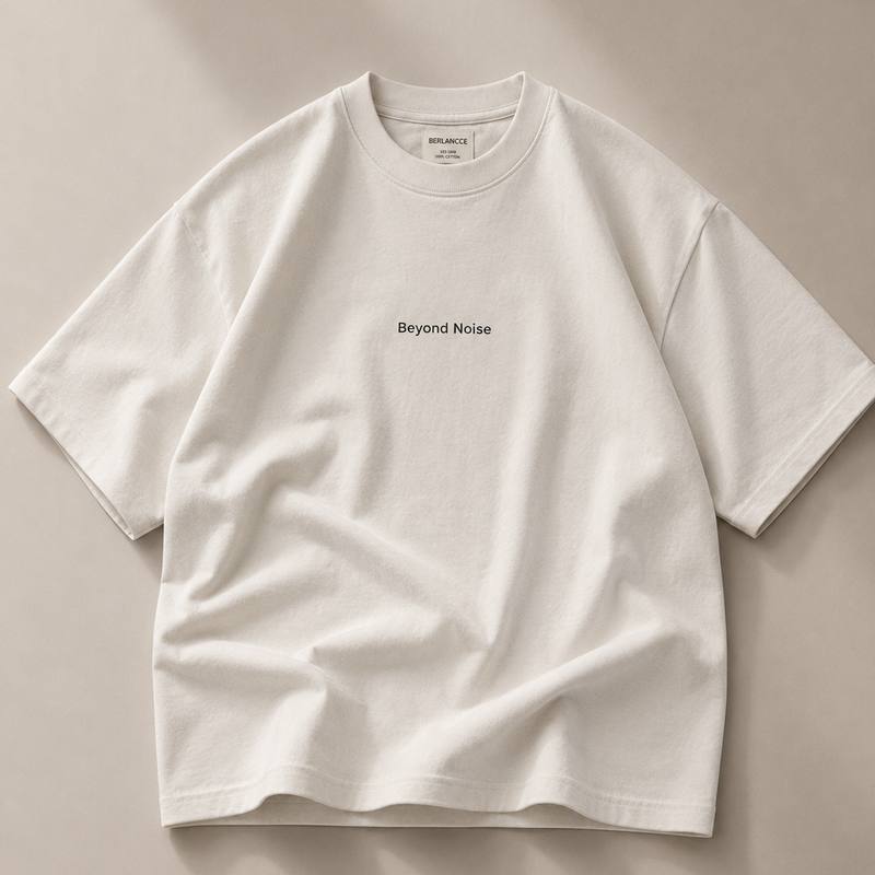 Beyond Noise — Camiseta oversize 305 g/m²