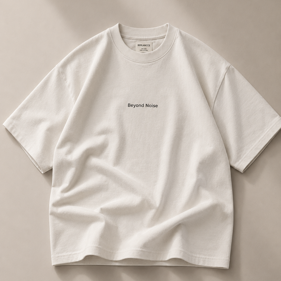 Beyond Noise — Camiseta oversize 305 g/m²